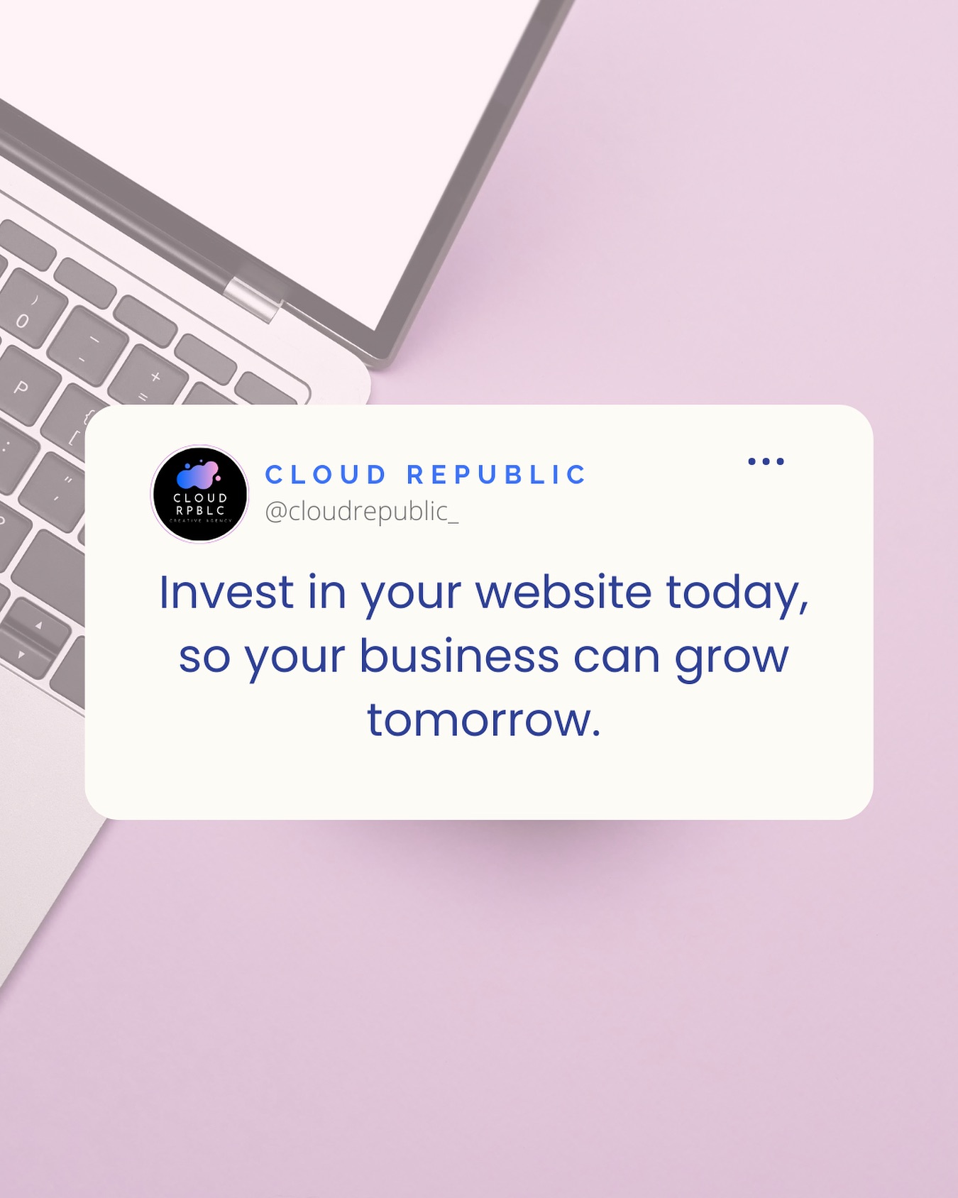 Invest in your website today, so your business can grow tomorrow.💡💻
Your website isn’t just a digital space, it’s your brand’s home, your first impression, and your 24/7 salesperson. 👏🏼 If it’s outdated, slow, or confusing to navigate, you could be missing out on potential customers right now.✨
A strong website sets the foundation for business growth. When done right, it attracts, engages, and converts—so you can focus on running your business with confidence.🙌🏼
If you’ve been putting off that website refresh, consider this your sign.🤗 Schedule your FREE discovery call today!💜
#WebsiteThatWorks #WebDesignMatters #GrowYourBusiness #BusinessGrowth #digitalmarketing #marketingdigital #onlinemarketing #contentmarketing #marketingstrategy #digitalmarketingagency #marketingtips #smallbusiness #webdesign #graphicdesign #latinasintech #webdesigner #latinagraphicdesigner #latinawebdesigner