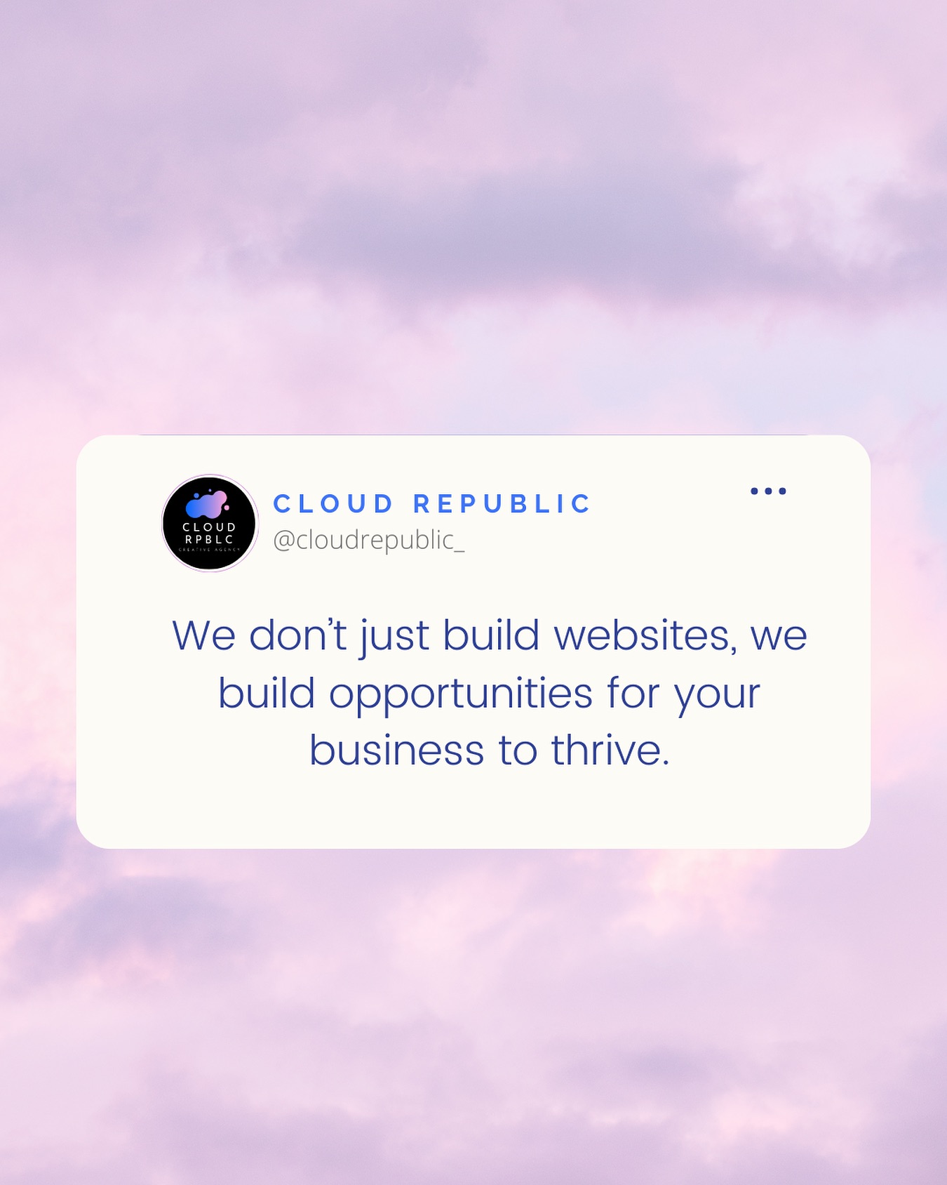 We don’t just build websites, we build opportunities for your business to thrive.💻✨
A website isn’t just about aesthetics—it’s about strategy, functionality, and making sure your business is set up for success. 👏🏼 A well-designed website works for you, attracting the right audience, guiding visitors seamlessly, and turning them into loyal customers.🙌🏼
When you invest in a website that’s built with intention, you’re not just getting a digital space—you’re creating new opportunities to grow, connect, and scale your business. Ready to make your website work for you?💜 Book your FREE discovery call today!
#marketingdigital #onlinemarketing #marketingstrategy #digitalmarketingagency #smallbusiness #webdesign #graphicdesign #latinasintech #latinagraphicdesigner #latinawebdesigner #websitedeveloper